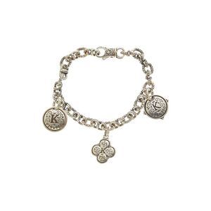Konstantino Silver & 18K Spinel Bracelet